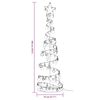 vidaXL LED Christmas Tree with Baubles 120 LEDs Warm White 180 cm