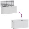 vidaXL Garden Storage Box 280 L Light Grey