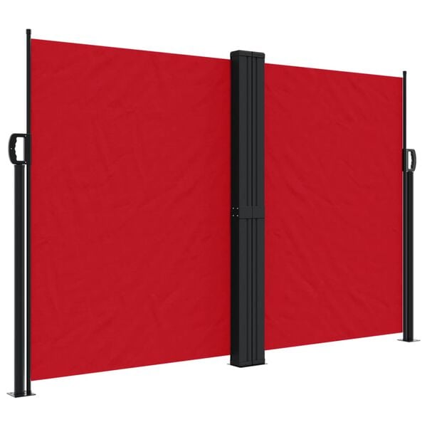 vidaXL Retractable Side Awning Red 160x1000 cm