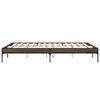 vidaXL Bed Frame without Mattress Brown Oak 140x200 cm