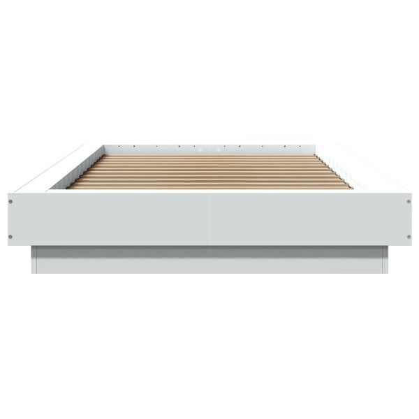 vidaXL Bed Frame without Mattress White 90x190 cm Single