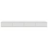 vidaXL Bed Drawers White 150 x 36.5 x 16.5 cm Engineered Wood