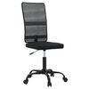 vidaXL Office Chair Black Mesh Fabric