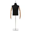 vidaXL Adjustable 170-218 cm Mannequin with Base Male PP Black