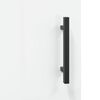 vidaXL Highboard High Gloss White 34.5x34x180 cm Engineered Wood