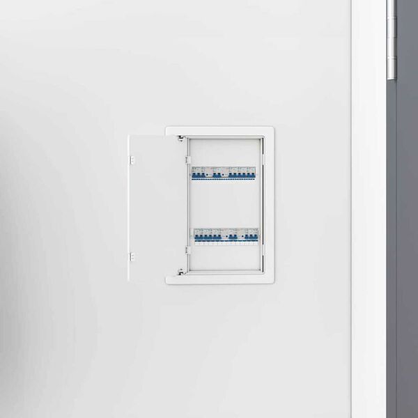 vidaXL Access Panels 2 pcs White 15 x 23 cm ABS Plastic