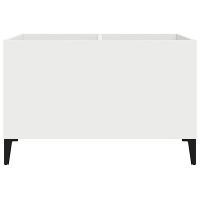 vidaXL Record Cabinet White 74.5x38x48 cm Engineered Wood