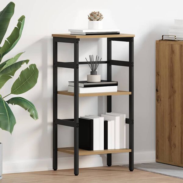 vidaXL Bookshelf Artisan Oak 40 x 29.5 x 81 cm Engineered Wood