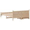 vidaXL Bed Frame without Mattress 160x200 cm Solid Wood Pine