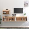 vidaXL TV Cabinets 3 pcs Solid Wood Pine