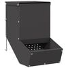 vidaXL Rabbit Feeder Black 17.5 x 26 x 28.5 cm 1.5 kg