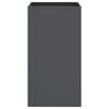 vidaXL Planter Anthracite 42x38x75 cm Steel