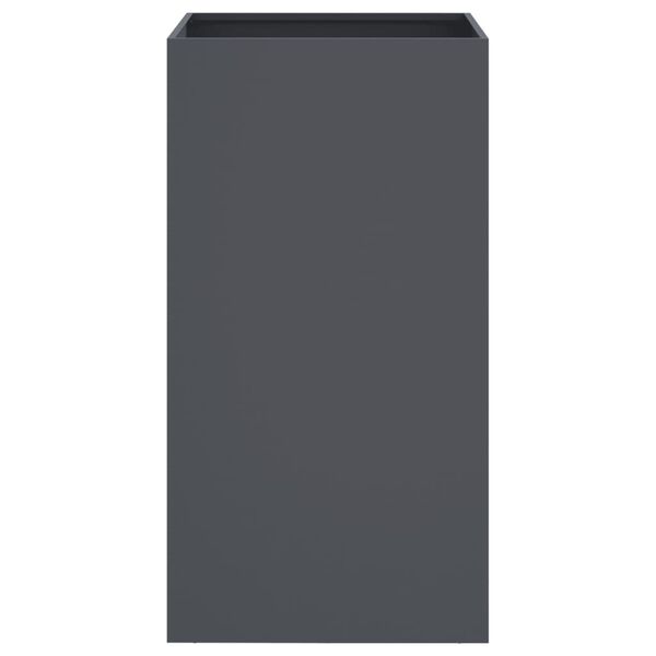 vidaXL Planter Anthracite 42x38x75 cm Steel