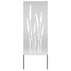 vidaXL Garden Privacy Screen Silver 50 x 140 cm Galvanised steel