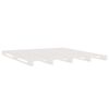 vidaXL Pallet Bed without Mattress White 140x190 cm Solid Wood