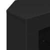 vidaXL Corner LED TV Cabinet Black 100 x 40 x 50 cm Engineered Wood