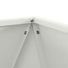 vidaXL Planter White 40 x 40 x 40 cm Steel