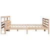 vidaXL Bed Frame with Headboard without Mattress 200x200 cm