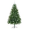 vidaXL Christmas Tree with 300 LEDs with Stand Green 180 cm PE