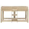 vidaXL Bunk Bed for Kids Sonoma Oak 100 x 200 cm Engineered Wood