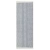 vidaXL Rug Light Grey 100x300 cm Cotton