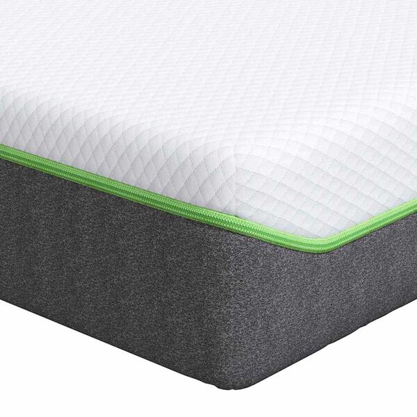 vidaXL Mattress White and Grey 80 x 200 cm Pocket Spring