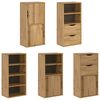 vidaXL Side Cabinets 5 pcs "ODDA" 40x24x79 cm Solid Wood Pine