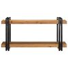 vidaXL Wall Shelf 90x33x45 cm Solid Wood Acacia