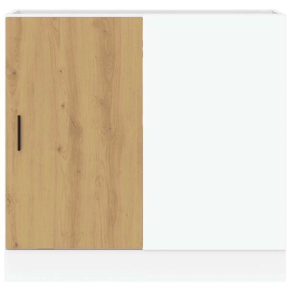 vidaXL Kitchen Base Cabinet Lyon Artisan Oak Engineered Wood