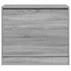 vidaXL Shoe Cabinet Grey Sonoma 80x42x69 cm Engineered Wood