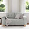 vidaXL Sofa Cloud Grey 160 x 80 x 82 cm Fabric