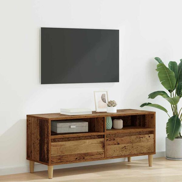 vidaXL TV Cabinet Old Wood 100 x 34.5 x 44.5 cm Engineered Wood