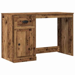 vidaXL Desk with Drawer Old Wood 50 x 115 x 75 cm Engineered Wood