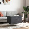 vidaXL Coffee Table Anthracite 68x50x50.5 cm Steel