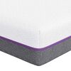 vidaXL Mattress White and Grey 160 x 200 cm Memory Foam