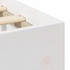 vidaXL Bed Frame White 140 x 190 cm