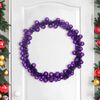 vidaXL Christmas Ball Garland Lilac 186 cm Polystyrene