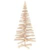 vidaXL Wooden Christmas Tree KOTKA 120 cm Solid Pine Wood Natural