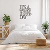Homemania Wall Decoration Words 61x70 cm Steel Black