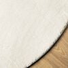 vidaXL Area Rugs Oval HUARTE Cream 120 x 170 cm 100% Polyester