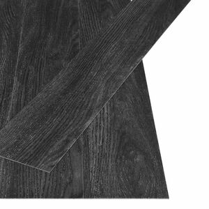 vidaXL Self-adhesive Flooring Plank 32 pcs Anthracite 4.46 m&sup2; PVC