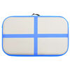 vidaXL Inflatable Gymnastics Mat with Pump 60x100x10 cm PVC Blue