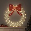 vidaXL Wreath with 150 LEDs Warm white 120 cm Acrylic