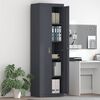 vidaXL Storage Cabinet with Storage 2 pcs Anthracite 60 x 40 x200 cm