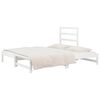 vidaXL Pull-out Day Bed without Mattress White 2x(90x190) cm