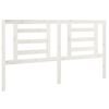 vidaXL Bed Headboard White 166x4x100 cm Solid Pine Wood