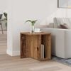 vidaXL End Table Old Wood 37 x 32 x 40 cm Engineered Wood