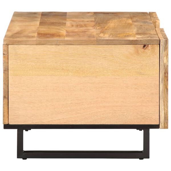 vidaXL Coffee Table 100x55x40 cm Solid Wood Rough Mango