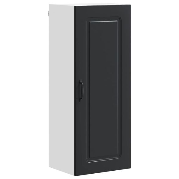 vidaXL Kitchen Cabinet Kalmar Black 40 x 31 x 100 cm Engineered Wood