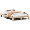 vidaXL Bed Frame without Mattress 120x190 cm Small Double Solid Wood Pine